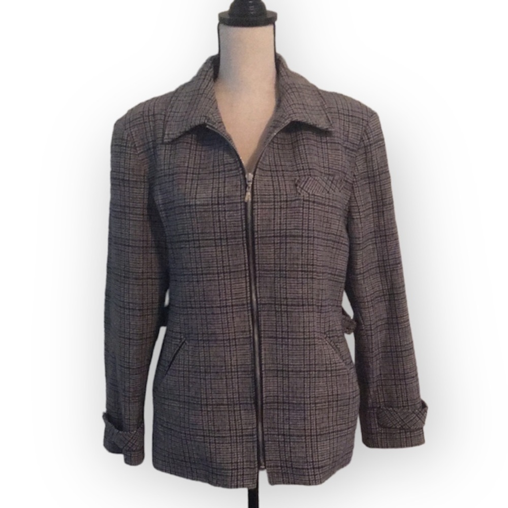 Vintage 90s Preppy Braebrook Wool Blazer Jacket